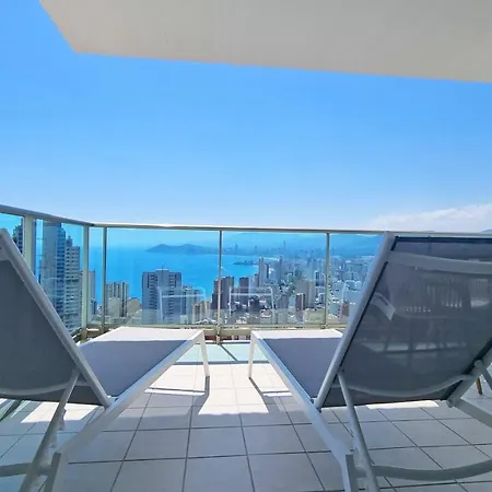 Planta 21 Con Terraza Privada Y Vistas Al Mar Benidorm