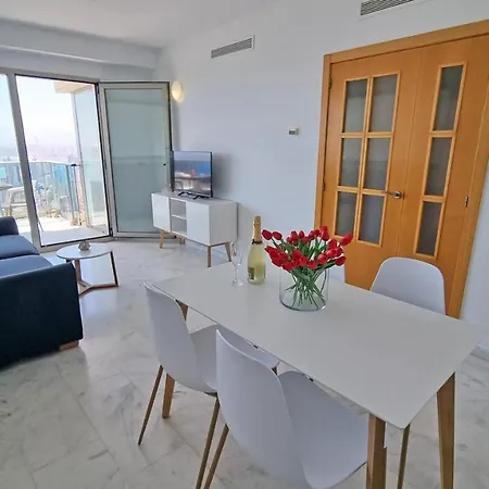 Apartment Planta 21 Con Terraza Privada Y Vistas Al Mar Benidorm