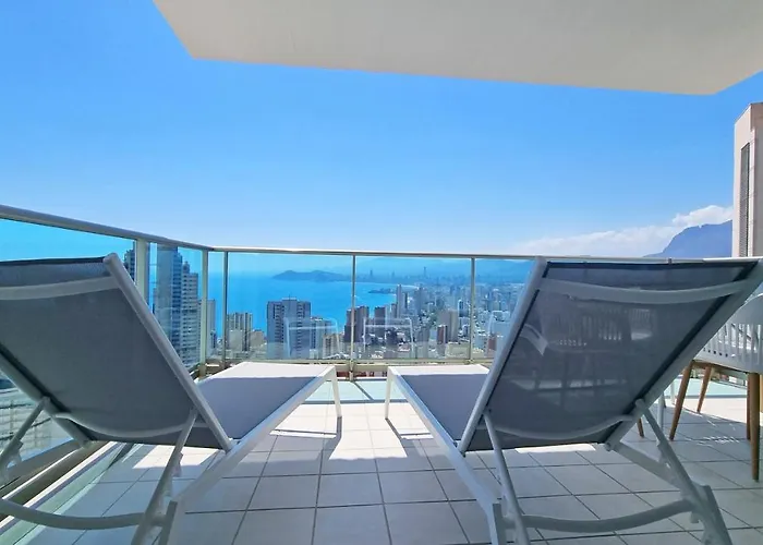 Planta 21 Con Terraza Privada Y Vistas Al Mar Benidorm