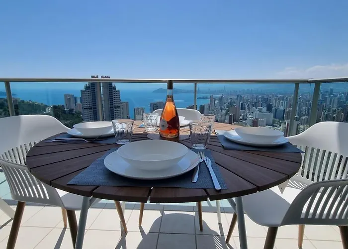 Planta 21 Con Terraza Privada Y Vistas Al Mar Appartement *